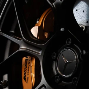 Performance brake and caliper detail