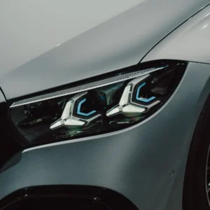 Mercedes-Benz digital headlight close-up